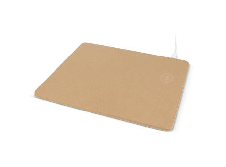 Mousepad mit kabellosem Ladegerät aus Recyclingpapier