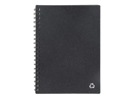 Notizbuch aus recyceltem Leder Midi
