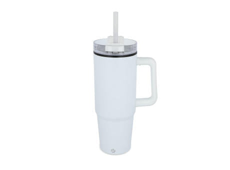 Miami Becher mit Henkel und Strohhalm 800ml