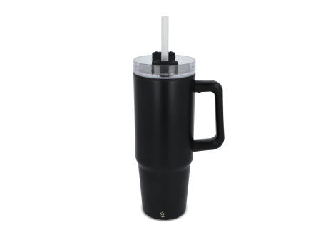 Miami Becher mit Henkel und Strohhalm 800ml