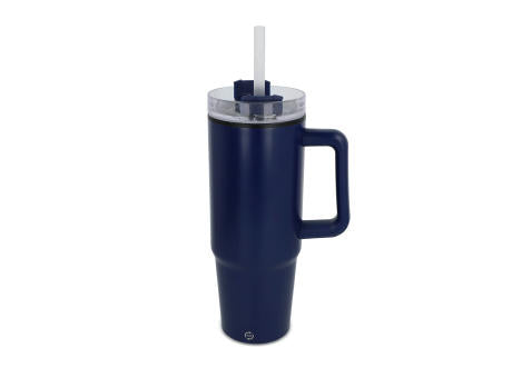 Miami Becher mit Henkel und Strohhalm 800ml