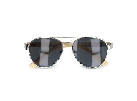 Piloten Sonnenbrille mit Bambus Bügeln