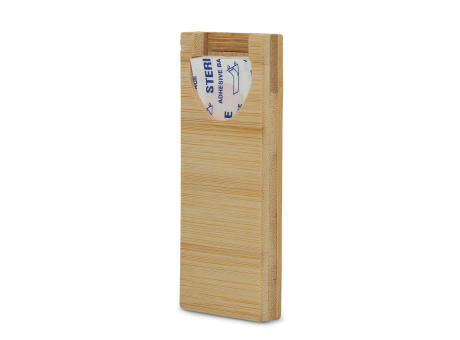 Pflaster in Bambusbox