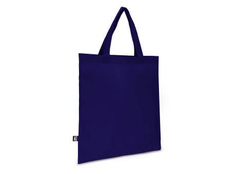 R-PET Tragetasche aus Non Woven mit kurzen Griffen 38 x 42cm 75g/m²