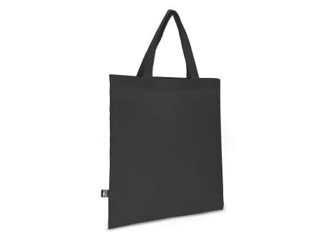 R-PET Tragetasche aus Non Woven mit kurzen Griffen 38 x 42cm 75g/m²