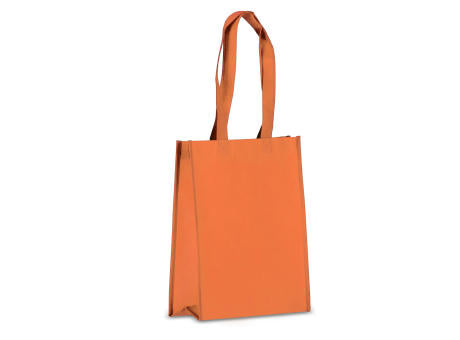 R-PET Tragetasche aus laminiertem Non Woven 24 x 11 x 30cm 105g/m²