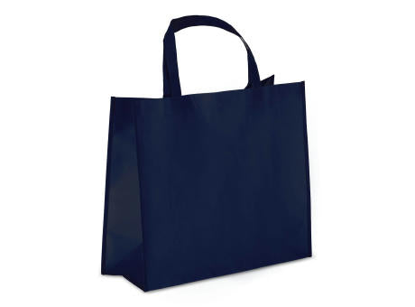 R-PET Tragetasche aus laminiertem Non Woven 40 x 16 x 35cm 105g/m²