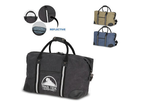 Weekender-Tasche aus recyceltem Baumwoll-Canvas Harper