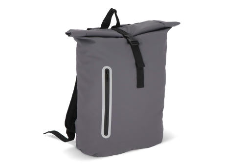 PU-beschichteter R-PET 600D Rolltop-Rucksack 20L