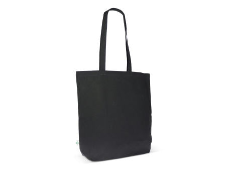 Einkaufstasche Bio-Baumwolle farbig lang 270g/m² 42x12x43 cm