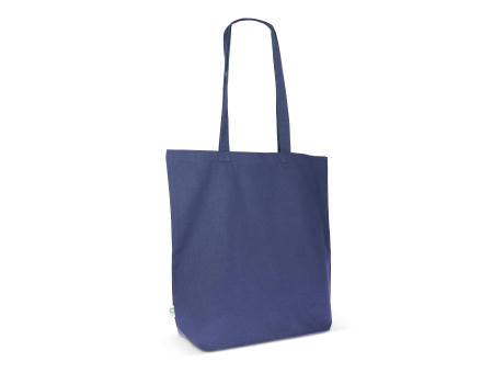 Einkaufstasche Bio-Baumwolle farbig lang 270g/m² 42x12x43 cm