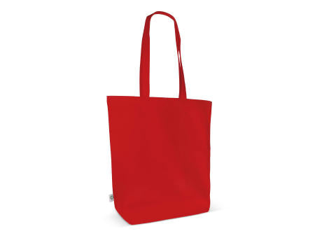 Einkaufstasche Bio-Baumwolle farbig lang 270g/m² 42x12x43 cm