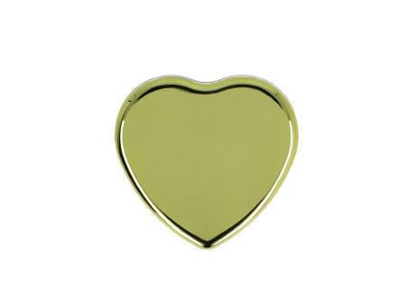 Lippenbalsam  in Flacher metallischer Herzformdose