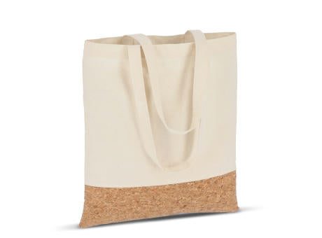 Tragetasche Baumwolle & Kork 170g/m² 35 x 40cm