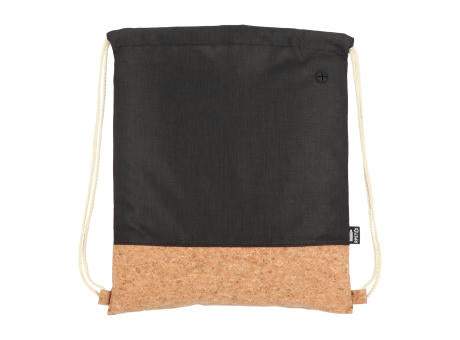 Kordelzugbeutel R-PET & Kork 35 x 40cm