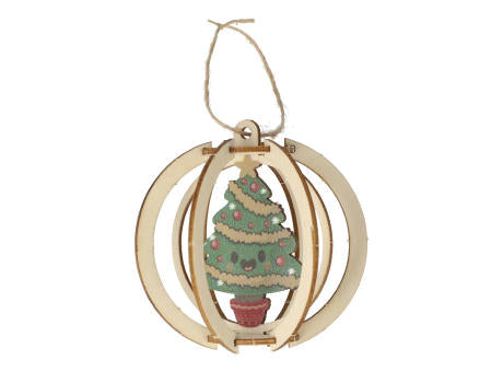 InSideOut Weihnachtsschmuck aus Holz 3er-Set