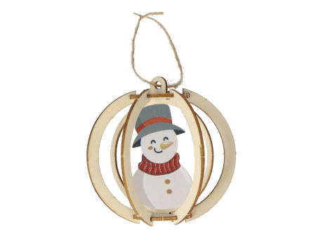 InSideOut Weihnachtsschmuck aus Holz 3er-Set
