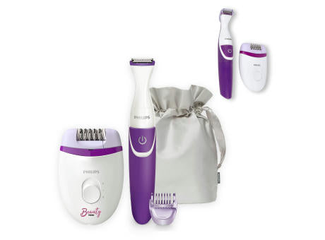 BRP505|Philips Satinelle Kompakt-Epilierer mit Kabel & kabellosem Bikini-Trimmer