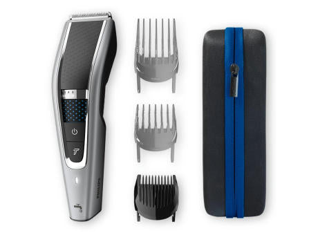 HC7650|Philips Haarschneidemaschine mit waschbarem Kabel und Zubehör