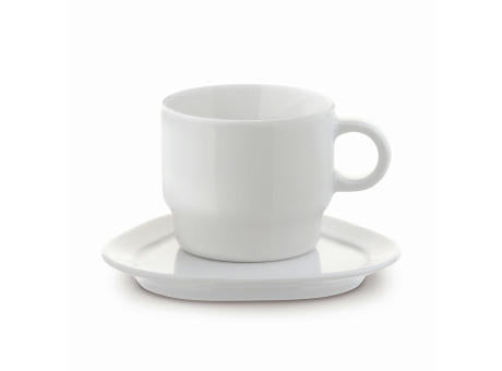 Tasse Dreieck Teller Satellite 180ml