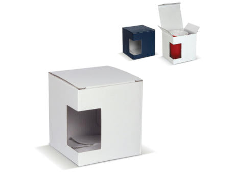 Verpackung Tassen mit Fenster