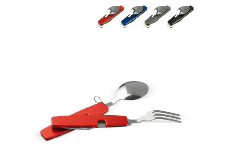Zusammenklappbares Besteck im Multi-tool