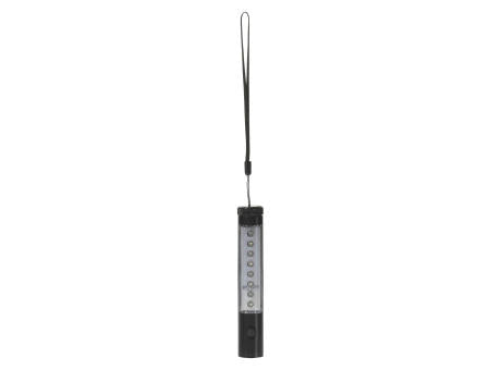 Aluminium Taschenlampe mit Magnet, 5+8 LED´s