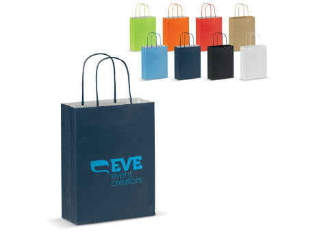 Kleine Papiertasche im Eco Look 120g/m²