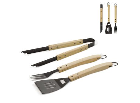 Grillset, Holzoptik
