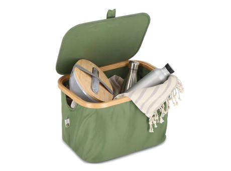 InSideOut faltbarer Korb mit Deckel Sogne 38 x 26 x 25cm rPET