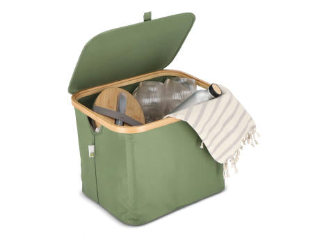 InSideOut faltbarer Korb mit Deckel Sogne 40,5 x 33 x 30cm rPET