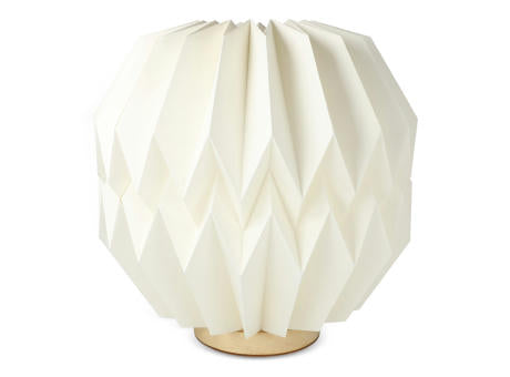 Coollux faltbare, von Origami inspirierte Papier-LED-Lampe Luna 25cm