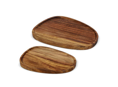 InSideOut 2er-Pack Holztabletts in Bioform