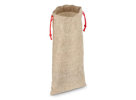Flaschenetui im Jute-Stil 14 x 34 cm