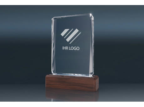 Crystal Trophy WOODEN FACETTE
