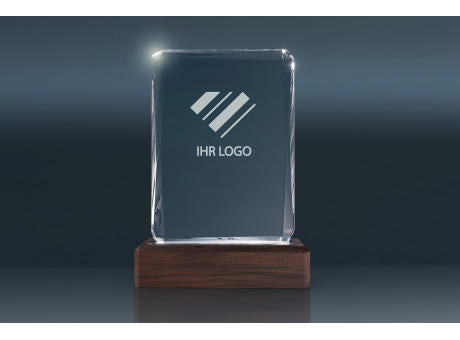 Crystal Trophy WOODEN FACETTE