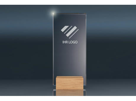 Crystal Trophy WOODEN STAND (L)