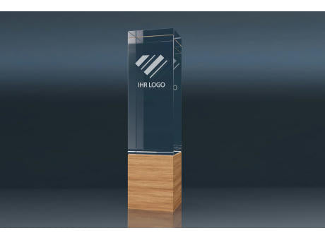 Crystal Trophy WOOD (L)