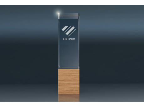 Crystal Trophy WOOD (S)