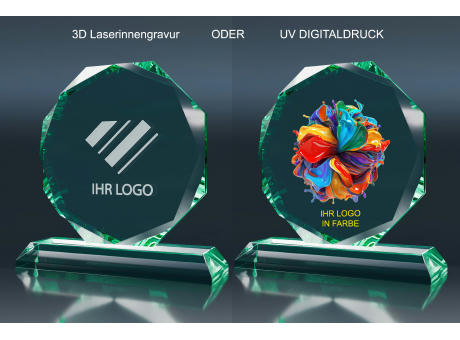 Crystal Trophy Achteck (S)