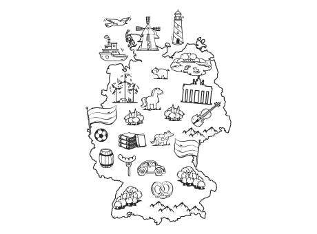 Familienmalbuch DEUTSCHLAND
