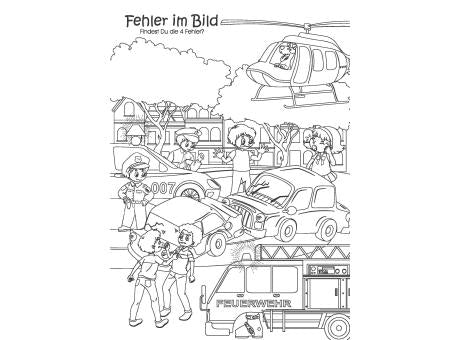Mein Malbuch Ersthelfer von Morgen