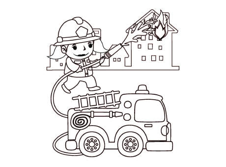Mein erstes Malbuch Feuerwehr