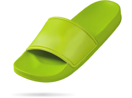Badelatschen Unveredelt Classic "Hellgrün"