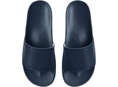 Badelatschen Unveredelt Classic "Navy Blau"