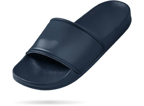 Badelatschen Unveredelt Classic "Navy Blau"