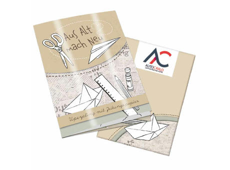 Upcycling-Heft - Toilettenpapierrollen - neutral