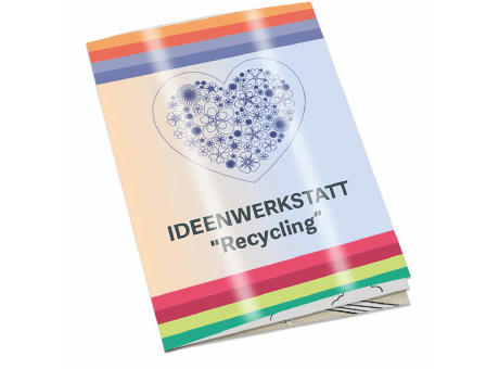 Upcycling-Heft - Toilettenpapierrollen - neutral