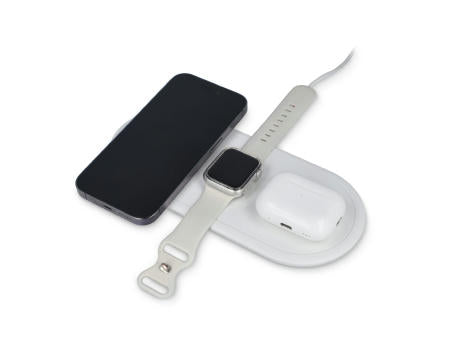 3-in-1 15 W Drahtloses Ladegerät für Handys, Apple Watch und AirPods.