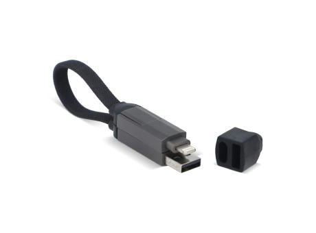 Multifunktionales 4-in-1 Kabel Schlüsselanhänger Größe 60 W